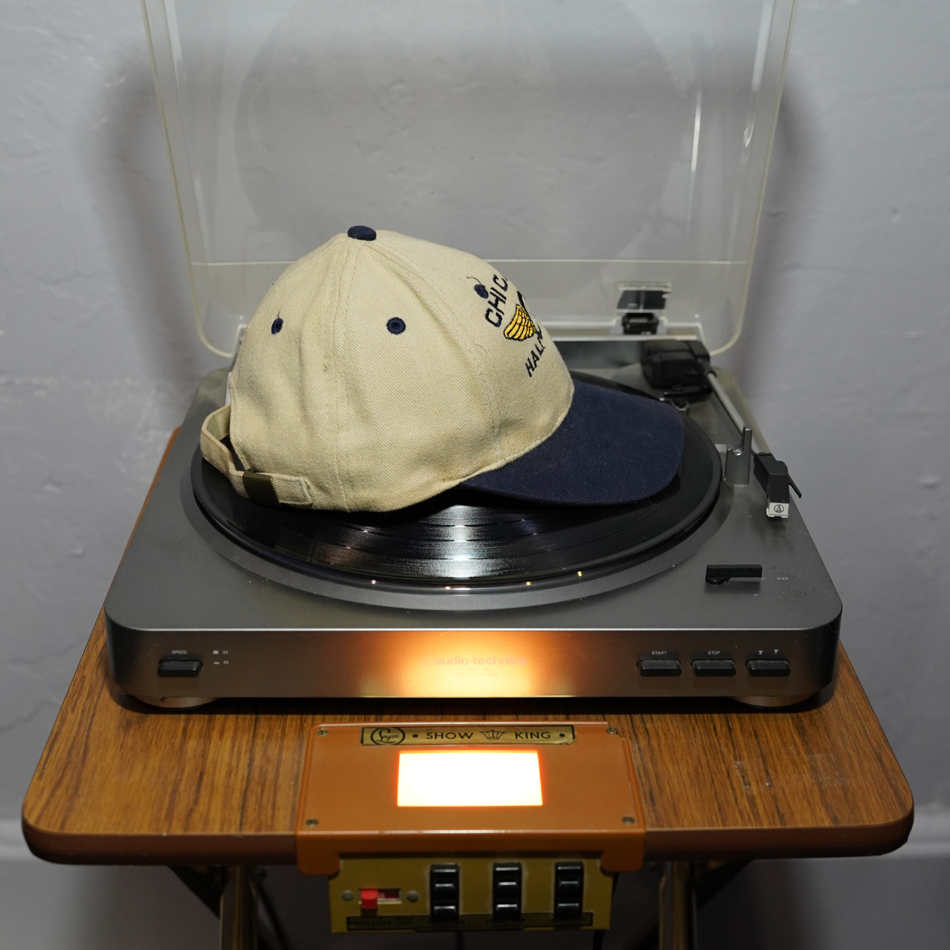 Vintage Chicago Half Mile Embroidered Hat Snapback.