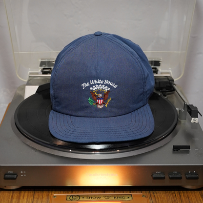 Vintage Official White House Hat Snapback with Green Underbill